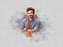 Editable Watercolor Painting Effect Product Image 10