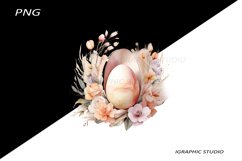 Easter Clipart, Easter Egg Clipart, Easter Bunny Png Product Image 1