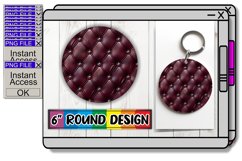 Puffed 3D Round Design Circle Product Image 1