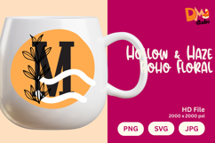 Hollow &amp; Haze Boho Floral Monogram Product Image 1