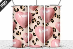 Valentines Love Skinny Tumbler PNG Wrap| Valentines Tumbler Product Image 4
