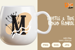 Thistle &amp; Tide Boho Floral Monogram Product Image 1