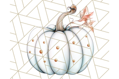 Fall Pumpkin Clipart PNG, Autumn Pumpkins, Jewel Tones Png Product Image 3
