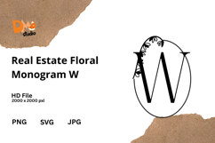 Real Estate Floral Monogram Product Image 1