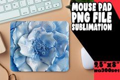 Sublimation Mouse Pad with 3D Flowers Product Image 1