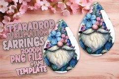 Lively Gnome Palette: Watercolor Teardrop Delights Product Image 1