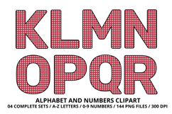 4th July Alphabet png clipart, independence letters doodle Product Image 3