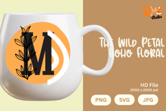 The Wild Petal Boho Floral Monogram Product Image 1