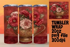 Spring Splendor 20oz Tumbler Wrap: Watercolor Delight Product Image 1