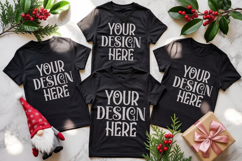 Christmas Family Matching Group Flat Lay Mockup Product Image 1
