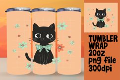 Adorable Kitten Tumbler Wrap Art Product Image 1