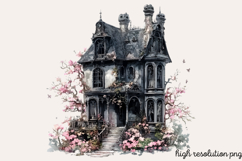 Gothic Pagan Spring Sublimation Clipart PNG Product Image 1