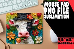 Cute Cow Design Mouse Mat Product Image 1