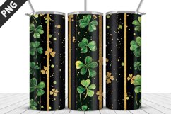 3D St Patrick&#039;s Day Tumbler Wrap| Sublimation Design Product Image 4