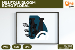Hillfolk Bloom Boho Floral Monogram Product Image 1