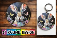 Bunny Watercolor Circle &amp; Coaster Assortment Product Image 1