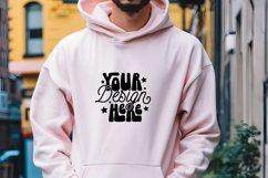 Gildan 18500 Hoodie Mockups, Christmas Gildan 18500 ladies Product Image 1