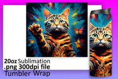 Purrfect Tumbler Moments: Sublimation Magic Product Image 1