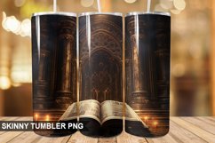3D Gothic Book Tumbler Design Product Image 1