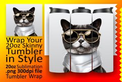 Tumbler Time with Cats: Whimsical Artistry Product Image 1
