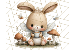 Forest Fairy Garden Creatures PNG, Whimsical Woodland Art Product Image 3