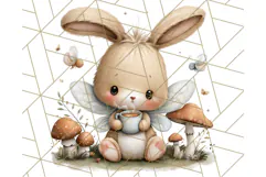 Forest Fairy Garden Creatures PNG, Whimsical Woodland Art Product Image 3