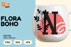 Flora Boho Monogram Product Image 1