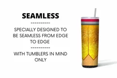 Pencil Tumbler Sublimation | Skinny 20 oz | Taper | Straight Product Image 2