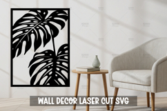 Monstera Wall Art SVG | Laser Cut Decor Template Product Image 1