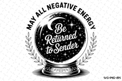 May All Negative Energy Svg | Halloween Svg | Svg Cut Files Product Image 1