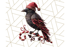 Gothic Christmas Clipart Dark Holiday PNG, Dark Christmas Product Image 3