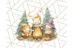 Halloween Witch House Clipart PNG with Potions and Brooms Product Image 3
