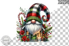 Christmas Gnome Sublimation - Clipart PNG Design Product Image 1
