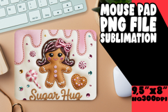 Sweet MOUSE PAD Sublimation Style, Holiday Product Image 1