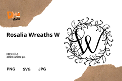 Rosalia Wreaths Monogram Product Image 1