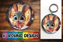 Artistic Round Design Car Coaster , Holiday Animals Product Image 1