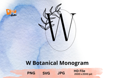 Botanical Monogram - Floral Letter Set for Elegant Designs Product Image 1