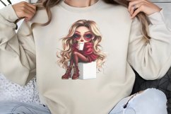 Anti Valentine girl Clipart PNG Product Image 1