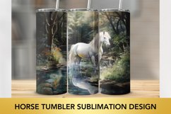 Horse Tumbler Sublimation Design Product Image 1