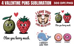 Valentine Puns Sublimation PNG Product Image 4