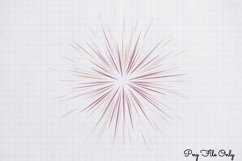 Happy New Year Fireworks Clipart PNG Product Image 1