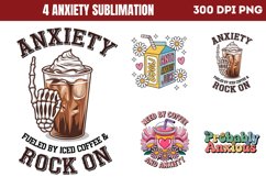 Anxiety Sublimation Bundle PNG Product Image 1
