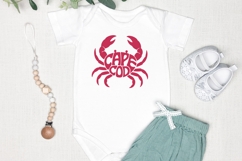 Cape Cod SVG | Crab Shape Word Art | Beach Quote PNG Product Image 5