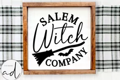 Salem Witch Company | Halloween Sign svg | DXF EPS PNG SVG Product Image 2