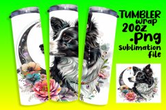 Color Splash Canines: Watercolor Tumbler Design 20oz Product Image 1