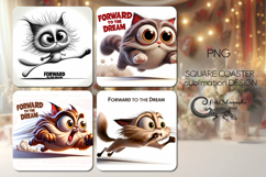 SUPER BUNDLE 2025 | 100 square coaster sublimation designs Product Image 25