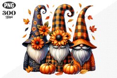 Halloween Gnomes Sublimation - Clipart PNG Design Product Image 1