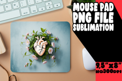 RADIANT desk pad Fun Design, 3D Heart Product Image 1