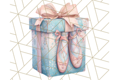 Nutcracker Ballet Clipart, Holiday Ballerina PNG Art Product Image 3