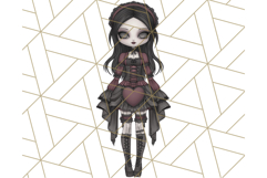 Gothic Halloween Clipart Dark Aesthetic PNG, Halloween Png Product Image 3